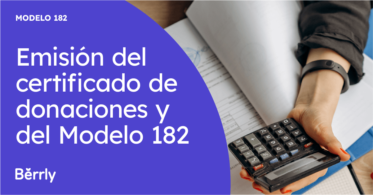 El Certificado de Donaciones y el Modelo 182