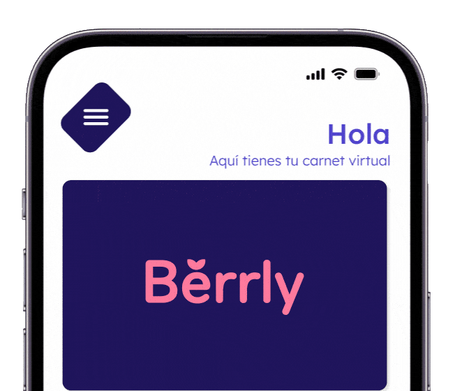 App de Berrly: tu carnet virtual